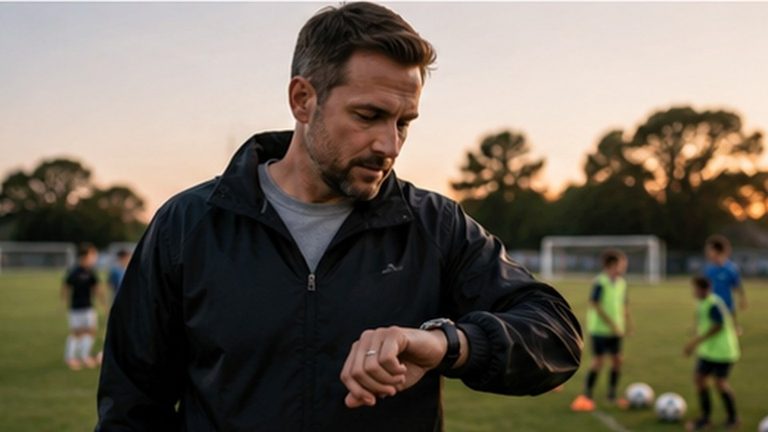Father coaching his child's soccer team, an ordinary life that can hide a drinking problem and being a high-functioning alcoholic.