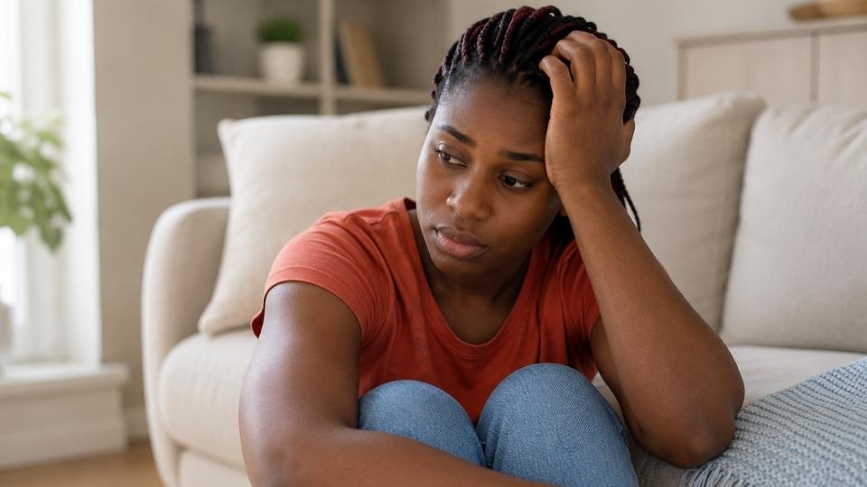 How to Manage Emotions in Early Sobriety hero image of a person recovering from their addiction.