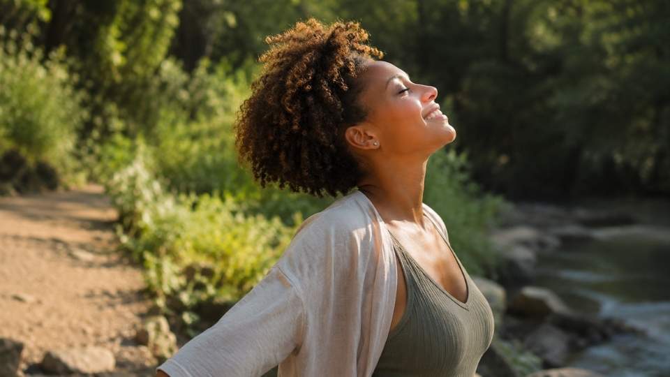 What Is SMART Recovery hero image of a woman enjoying recovery from her addiction.
