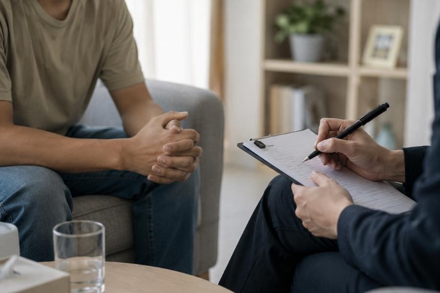 case managers like the one pictured help you deal with employers, insurance, FMLA and other things that come up during the course of your treatment.