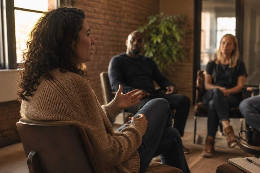 cognitive behavioral therapy helps you work through bad habits and a mindset that may hold you back from recovery.
