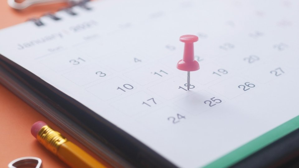 What Does an IOP Schedule Look Like? it will have you planning to spend time multiple times a week like on this calendar
